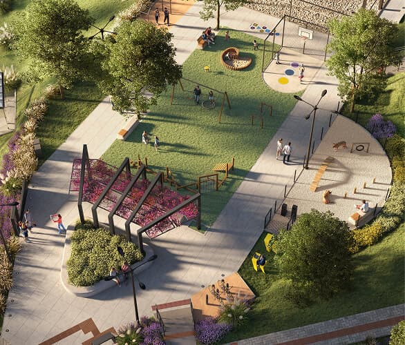 Praça geral - bairro Origens.