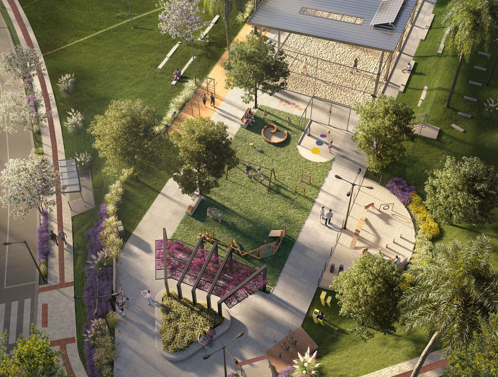 Praça geral - bairro Origens.